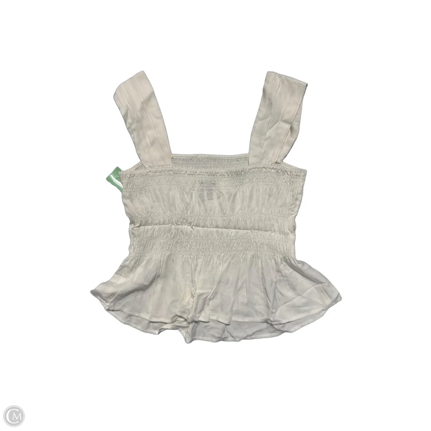 Tank Top By H&m In White, Size: S