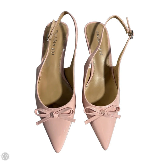 Shoes Heels Kitten By Madden Girl In Pink, Size: 8