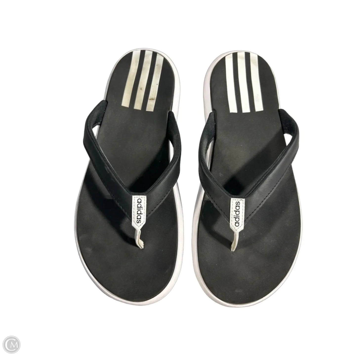 Shoes Flats By Adidas In Black, Size: 8