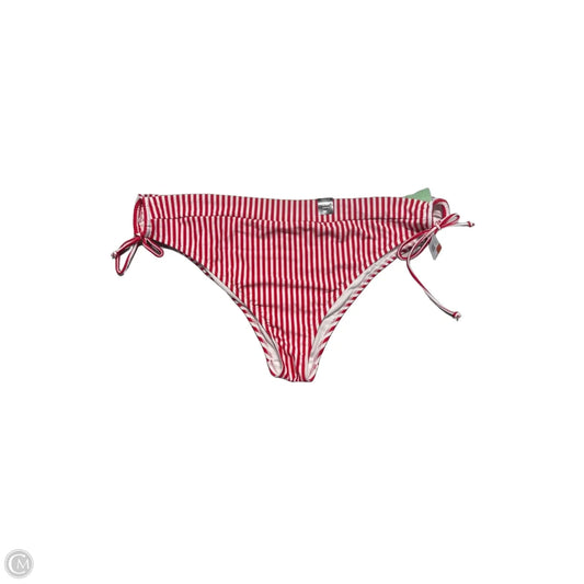 Swimsuit Bottom By Torrid In Red & White, Size: 3x