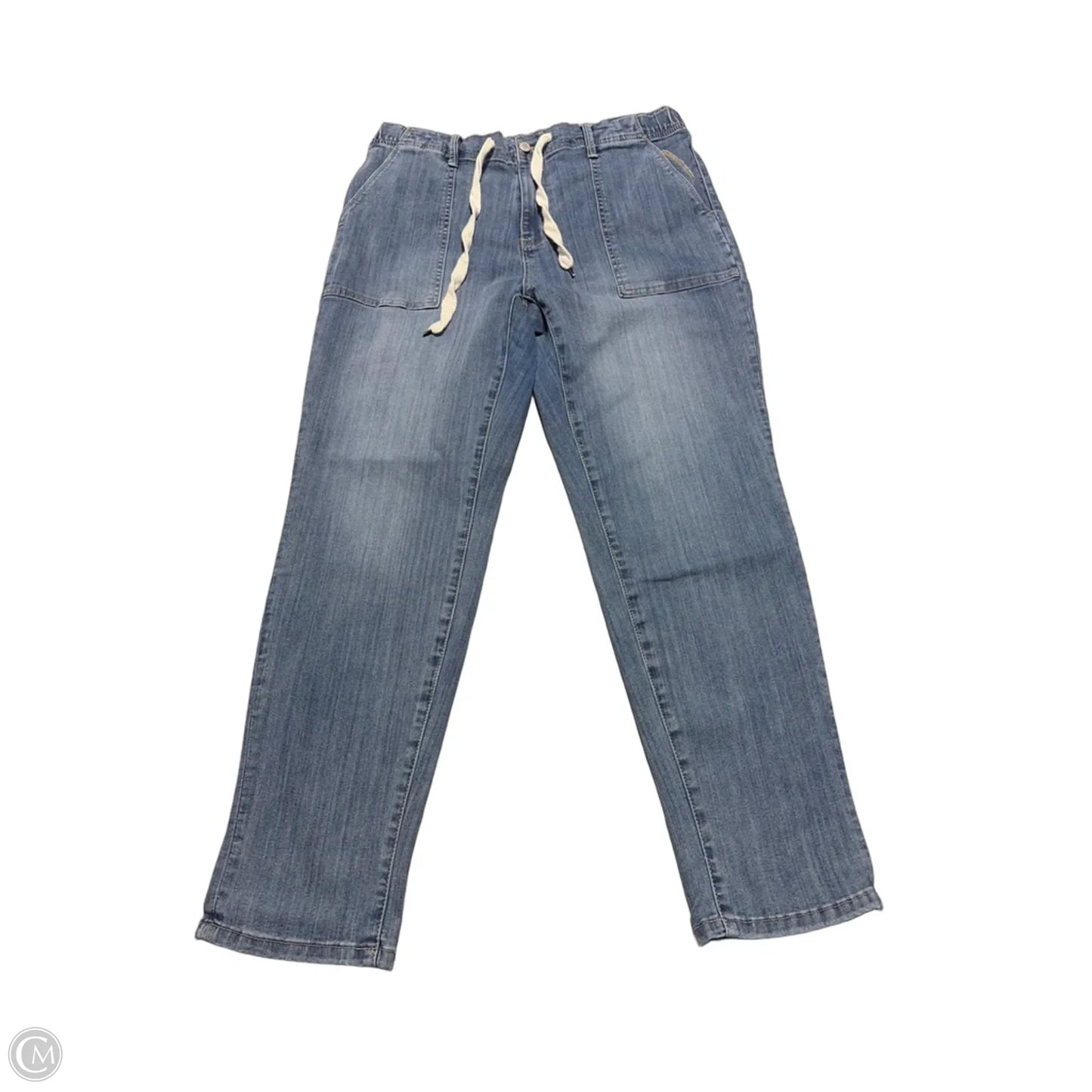 Jeans Straight By Judy Blue In Blue Denim, Size: 14