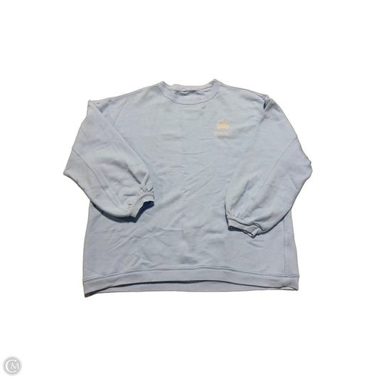 Sweatshirt Crewneck By Aerie In Blue, Size: M