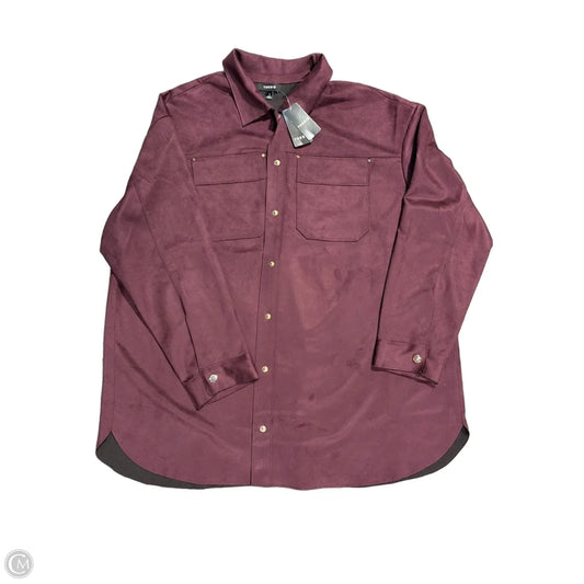 Jacket Other By Torrid In Purple, Size: 1x