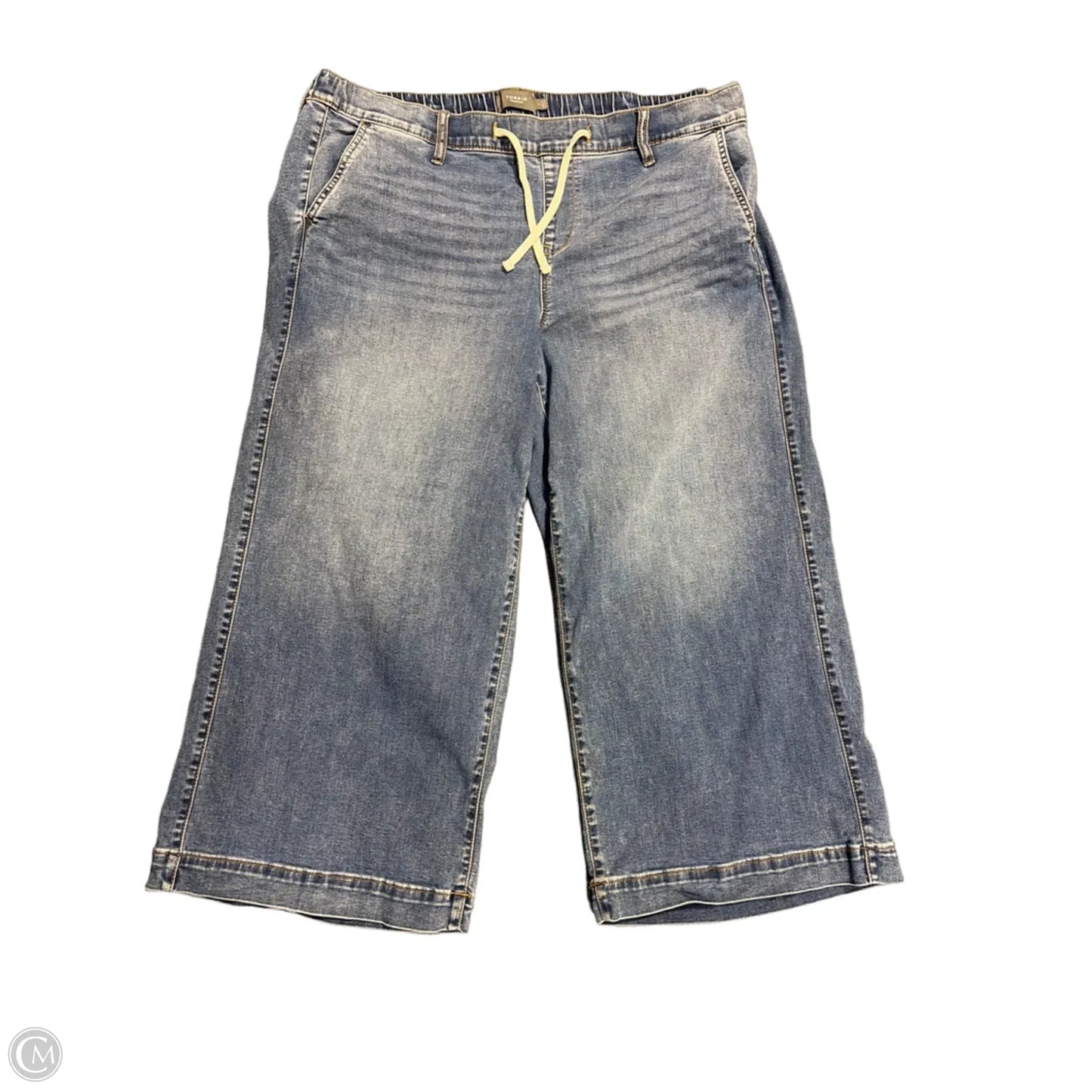 Jeans Wide Leg By Torrid In Blue, Size: 2x