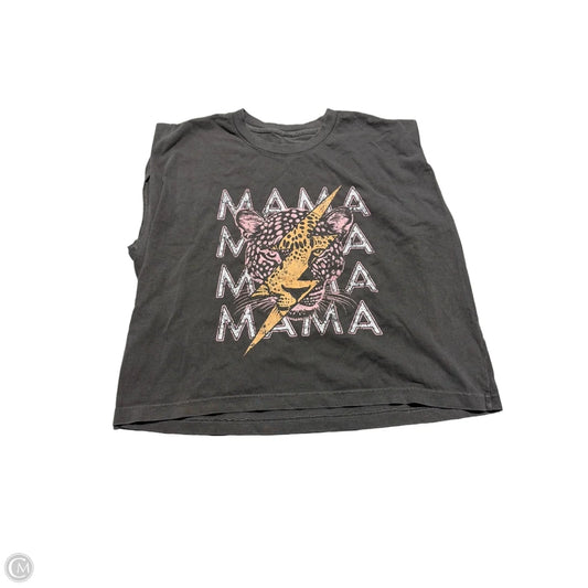 Top Short Sleeve Basic By Cmc In Grey, Size: L