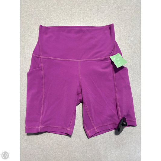 Athletic Shorts By Lululemon In Purple, Size: 4