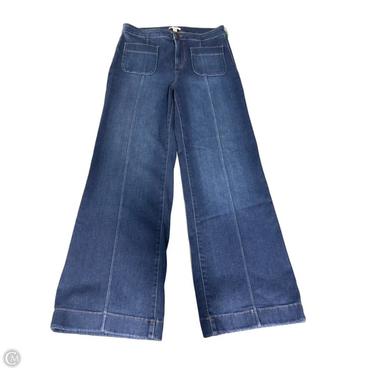 Jeans Wide Leg By Lc Lauren Conrad In Blue Denim, Size: 14