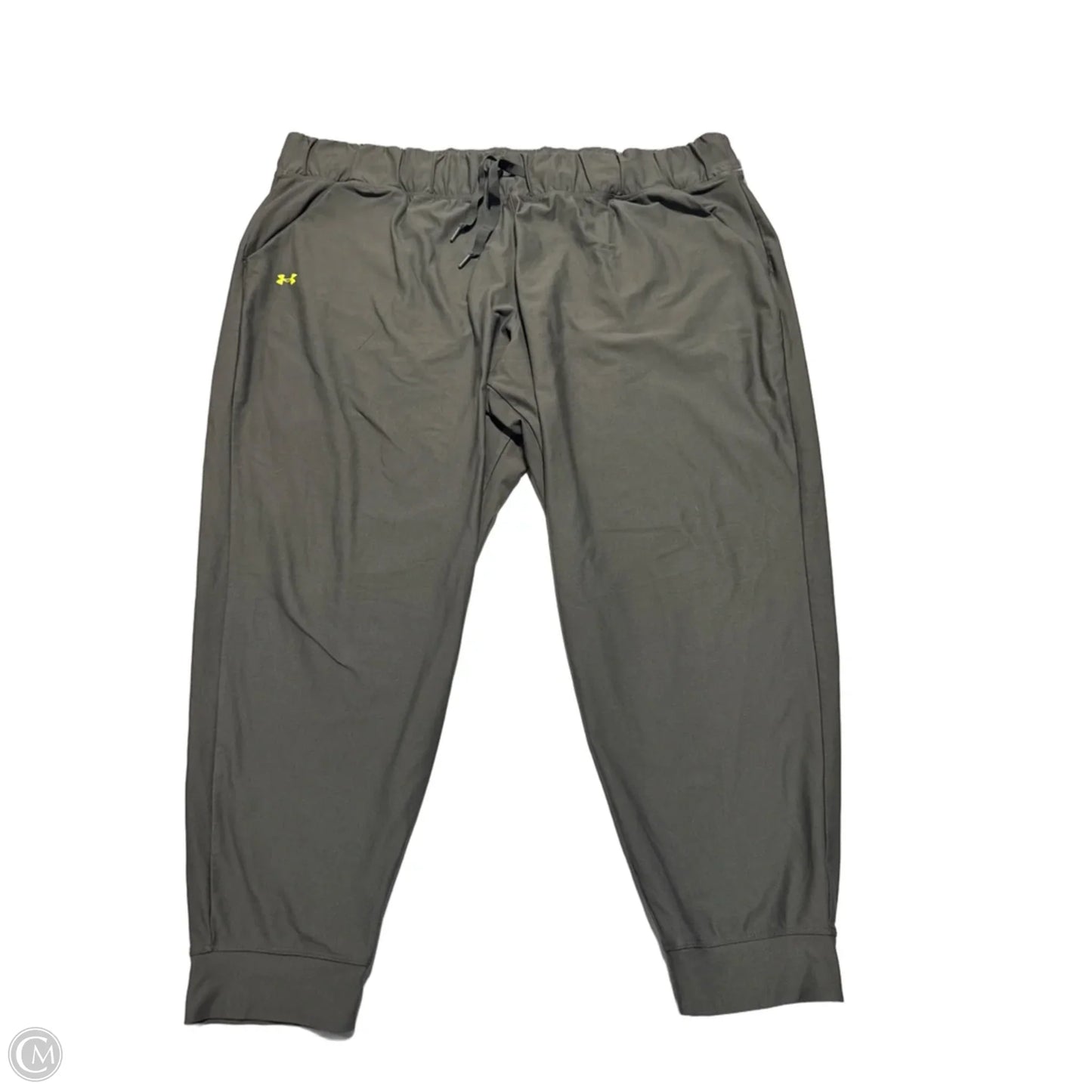 Athletic Pants By Under Armour In Green, Size: 2x