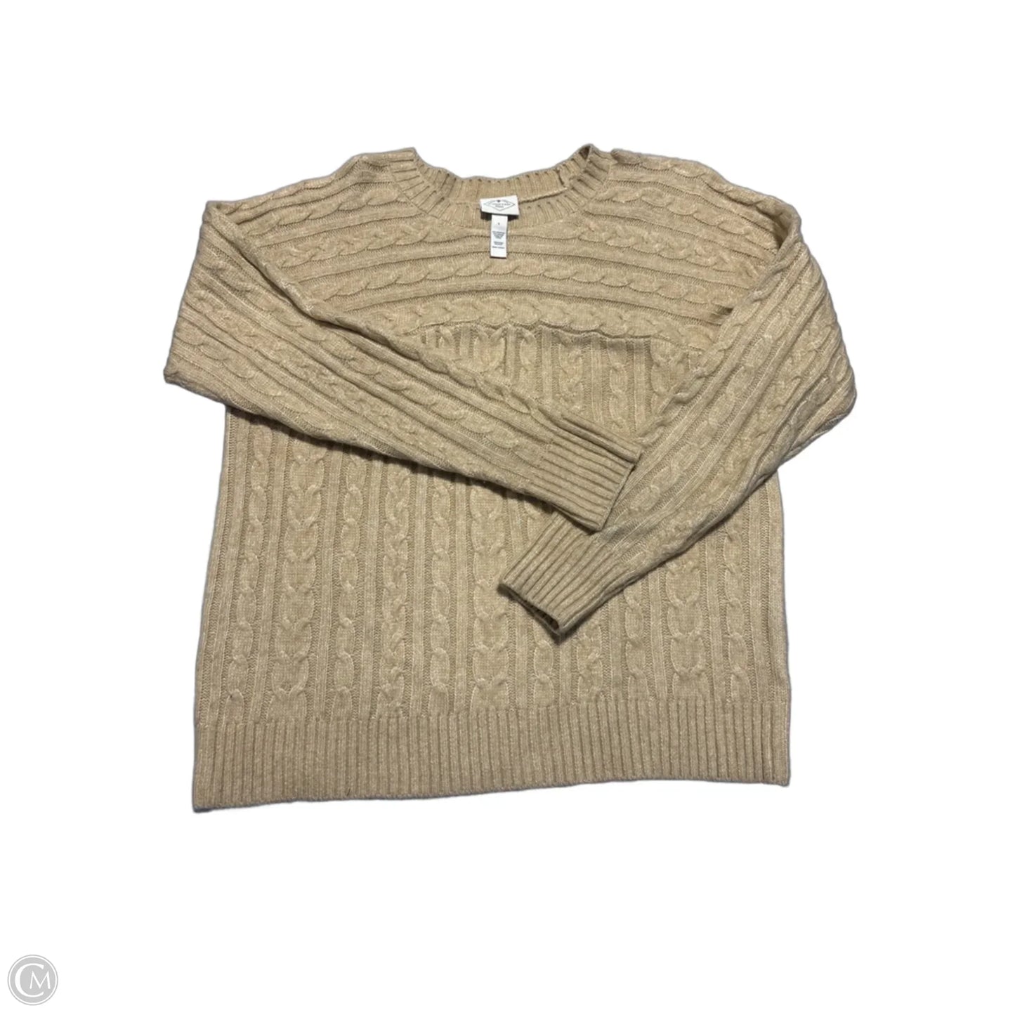 Sweater By St Johns Bay In Tan, Size: L