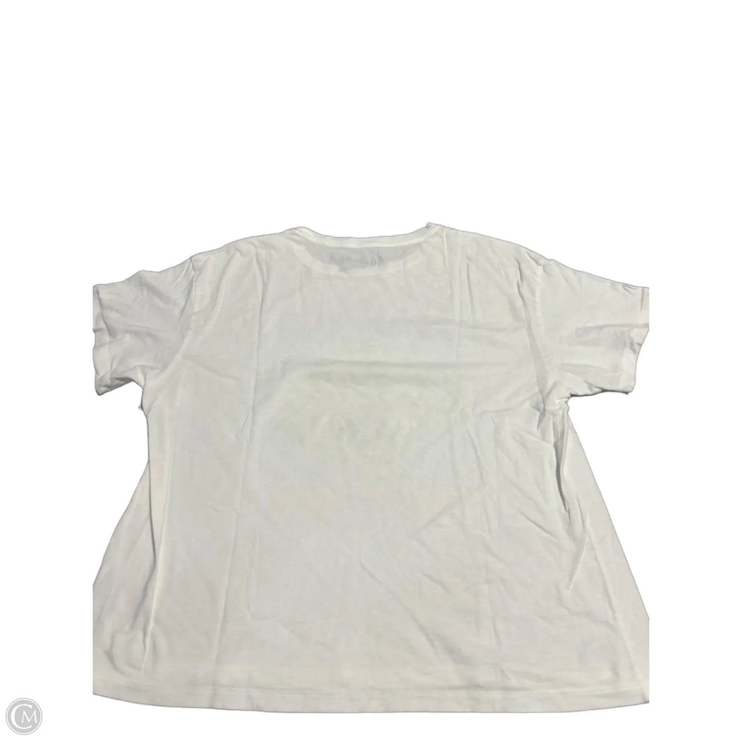 Top Short Sleeve By Cmc In White, Size: Xl