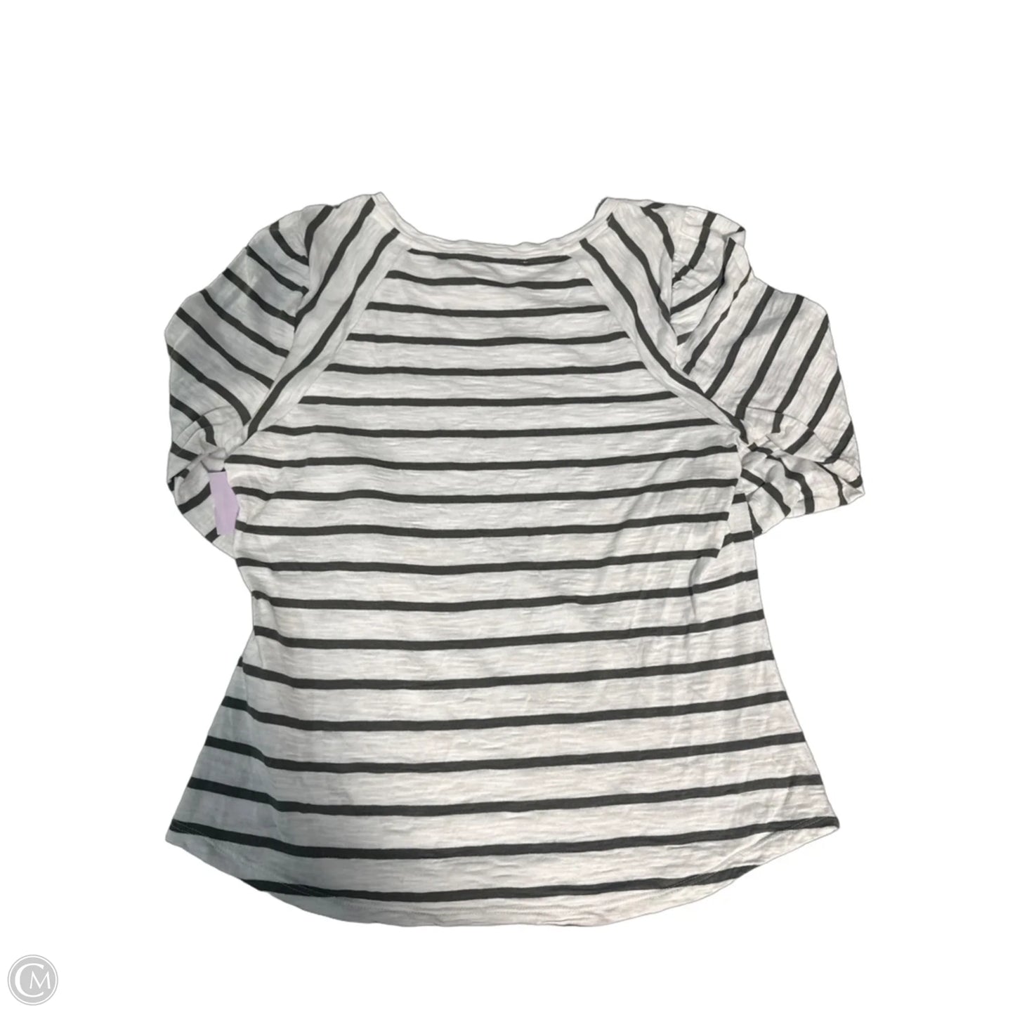 Top Long Sleeve By White House Black Market In Striped Pattern, Size: M