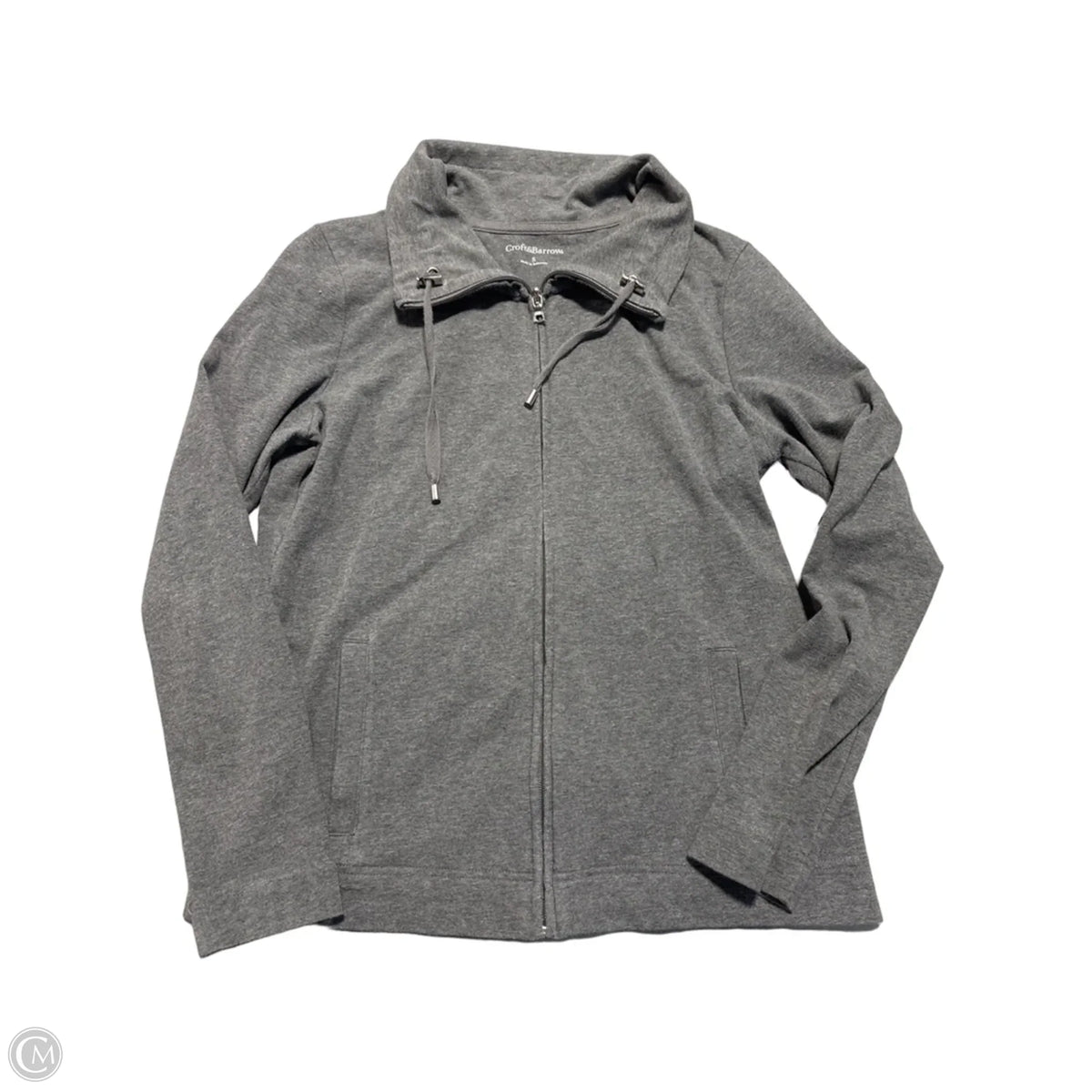 Top 2pc Long Sleeve By Croft And Barrow In Grey, Size: S