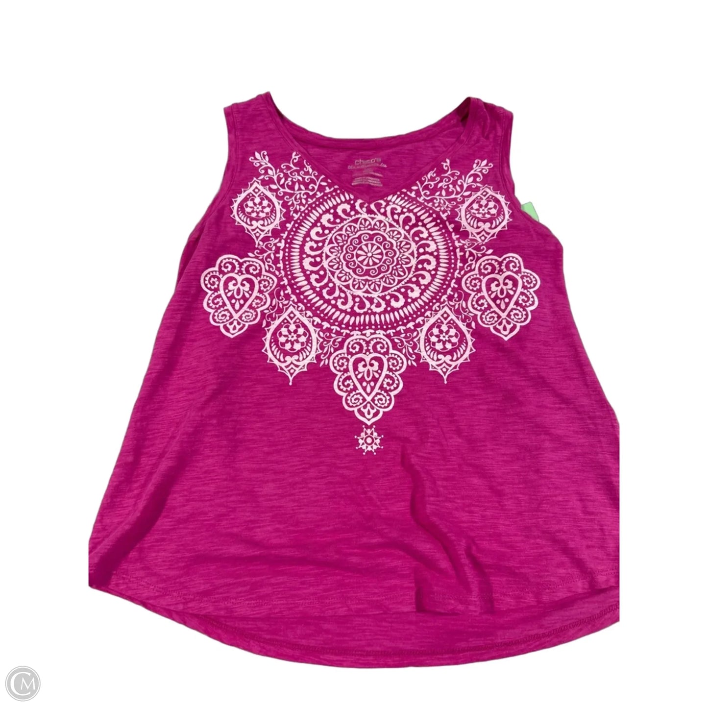 Tank Top By Chicos In Pink, Size: M