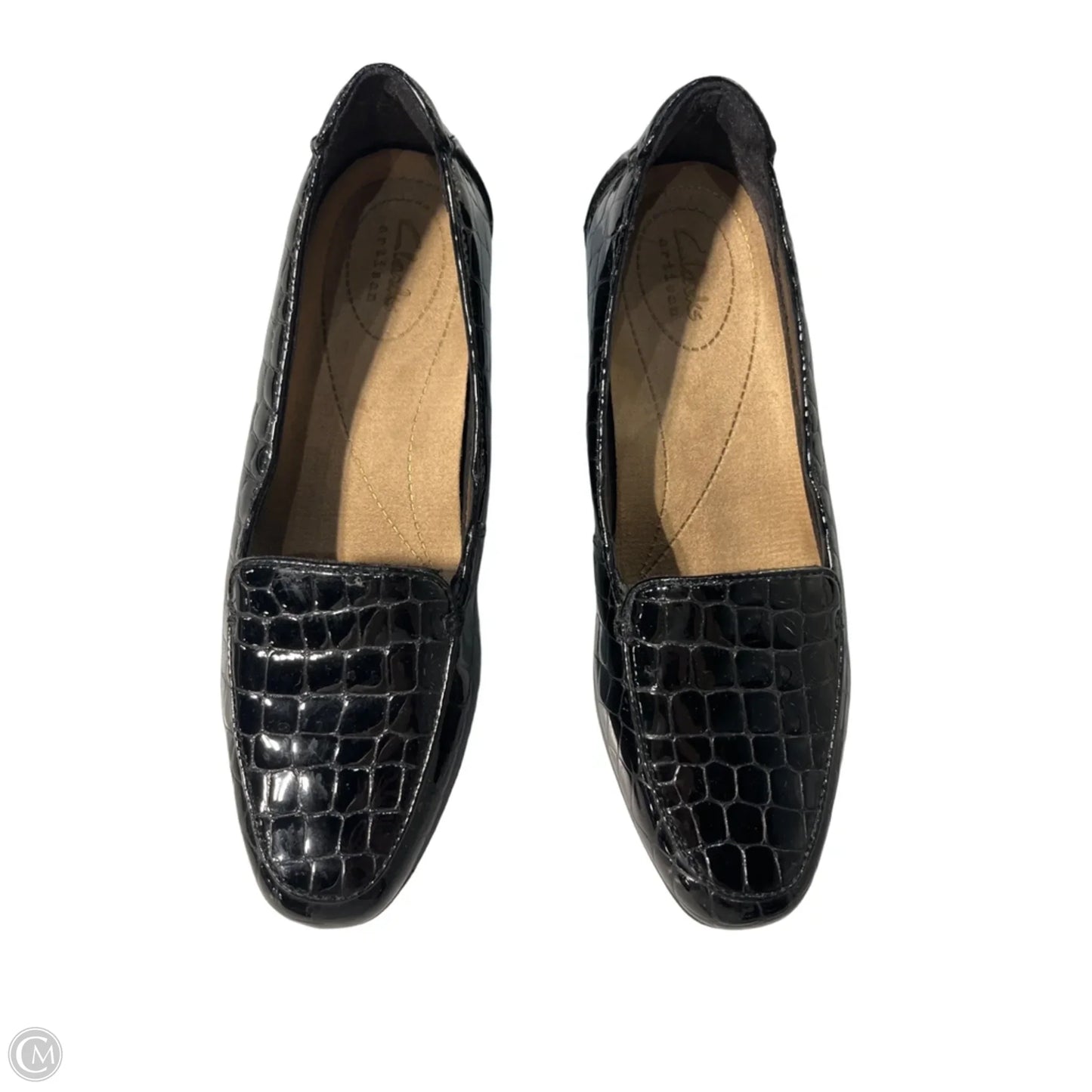 Shoes Flats By Clarks In Black, Size: 7