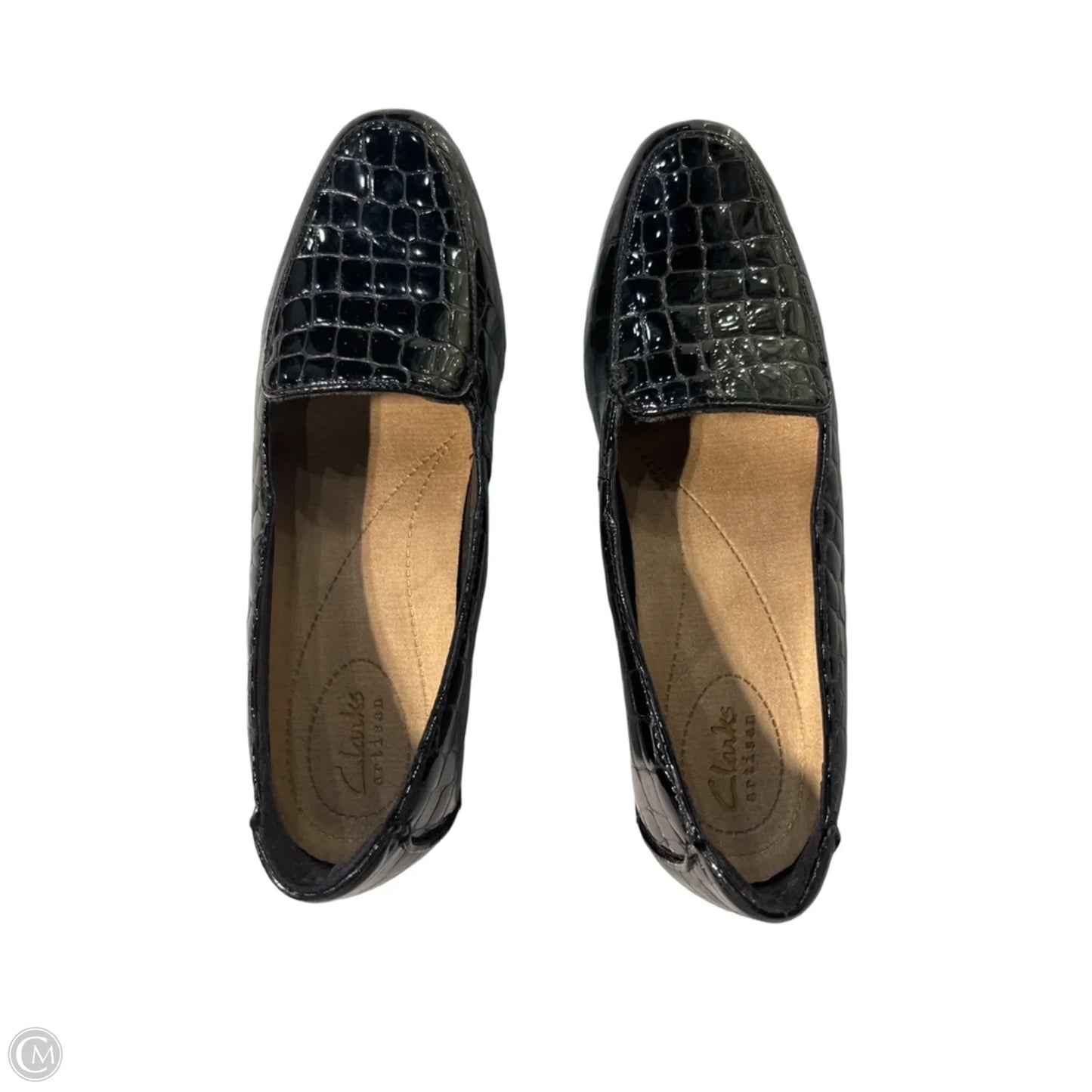 Shoes Flats By Clarks In Black, Size: 7
