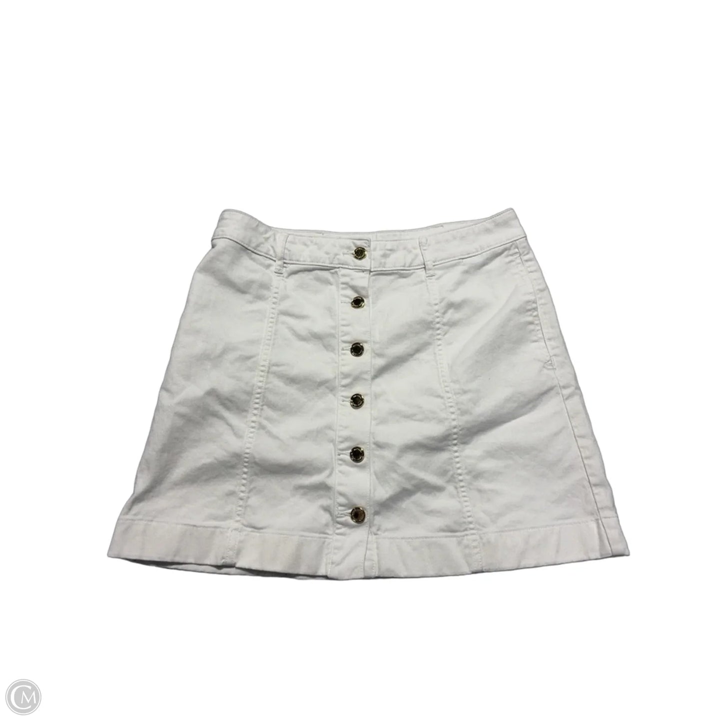 Skirt Designer By Michael Kors In White, Size: 10