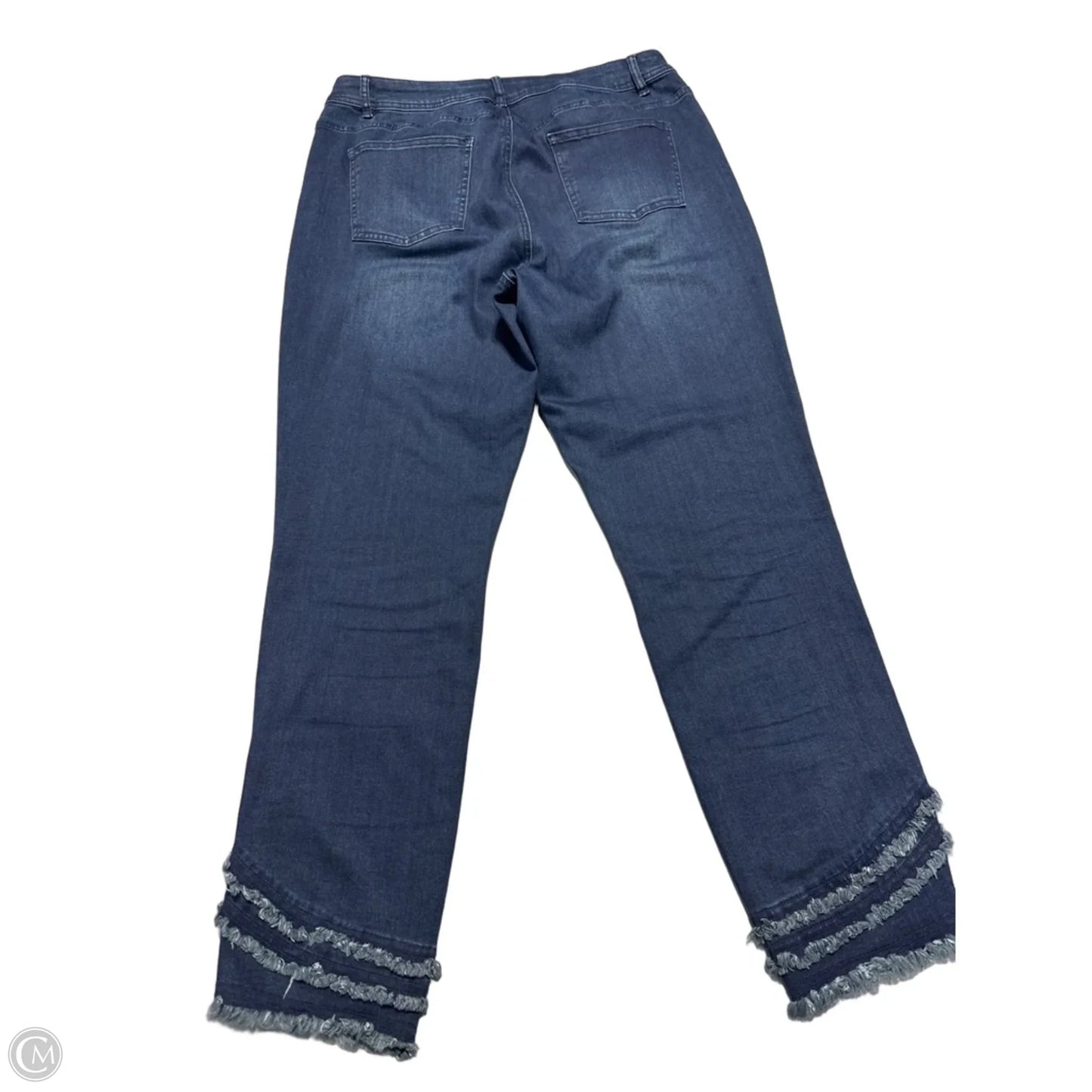 Jeans Wide Leg By Charlie B In Blue, Size: 14