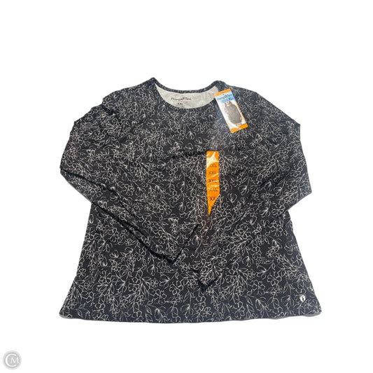 Top Long Sleeve By Hang Ten In Floral Print, Size: Xxl