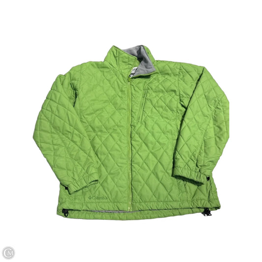 Coat Puffer & Quilted By Columbia In Green, Size: M