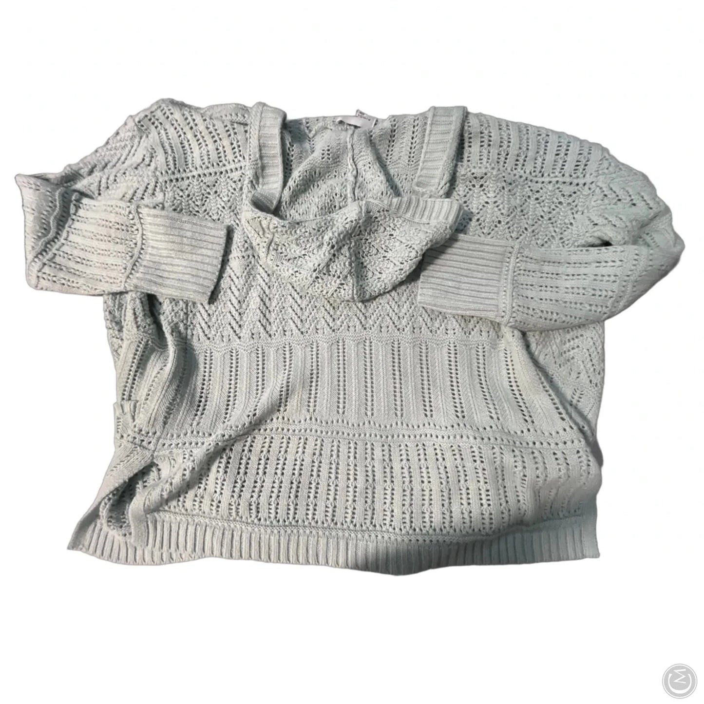 Cardigan By Pink Rose In Blue, Size: L