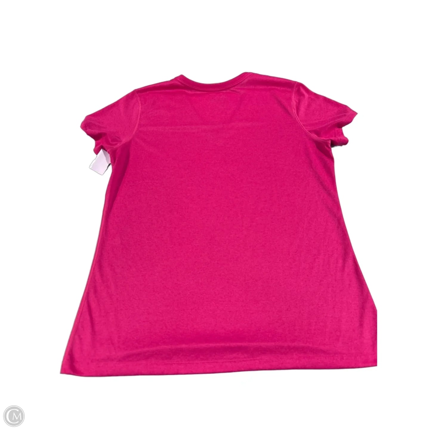 Athletic Top Short Sleeve By Nike In Pink, Size: Xl