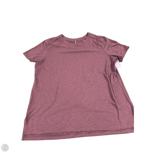 Top Short Sleeve By Skechers In Red, Size: Xl