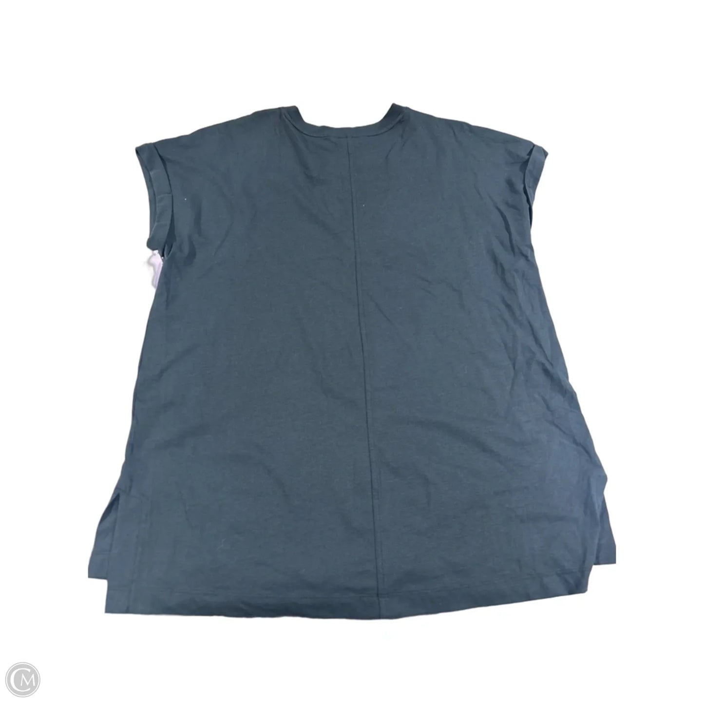 Top Short Sleeve By Banana Republic In Black, Size: L