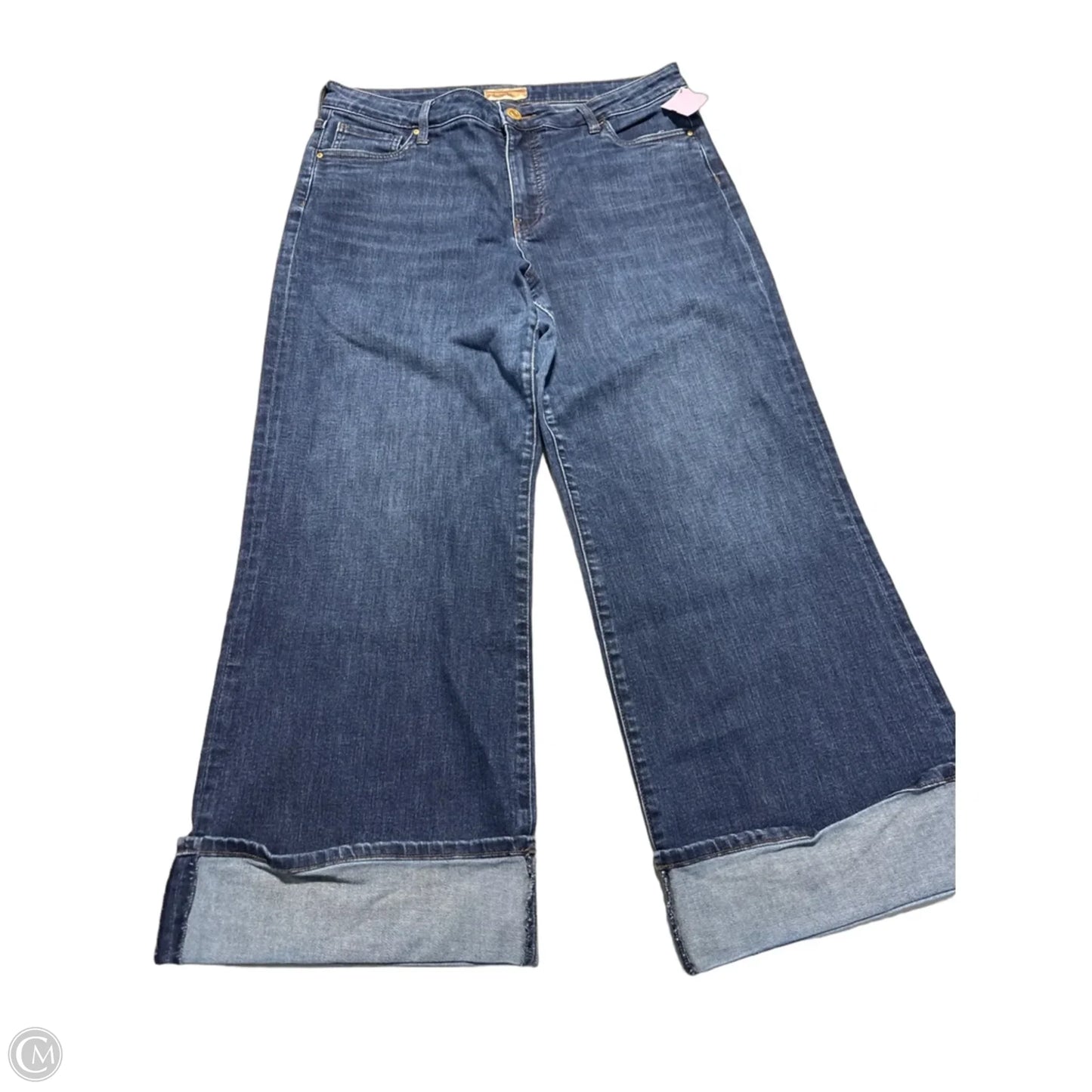 Jeans Wide Leg By Kut In Blue, Size: 14