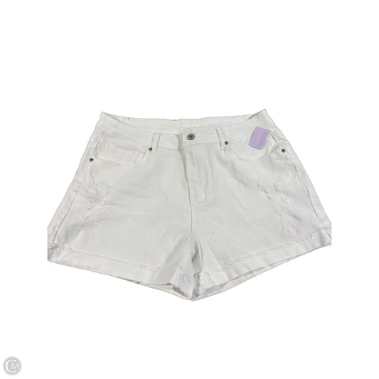 Shorts By Jeans By Buffalo In White, Size: 16