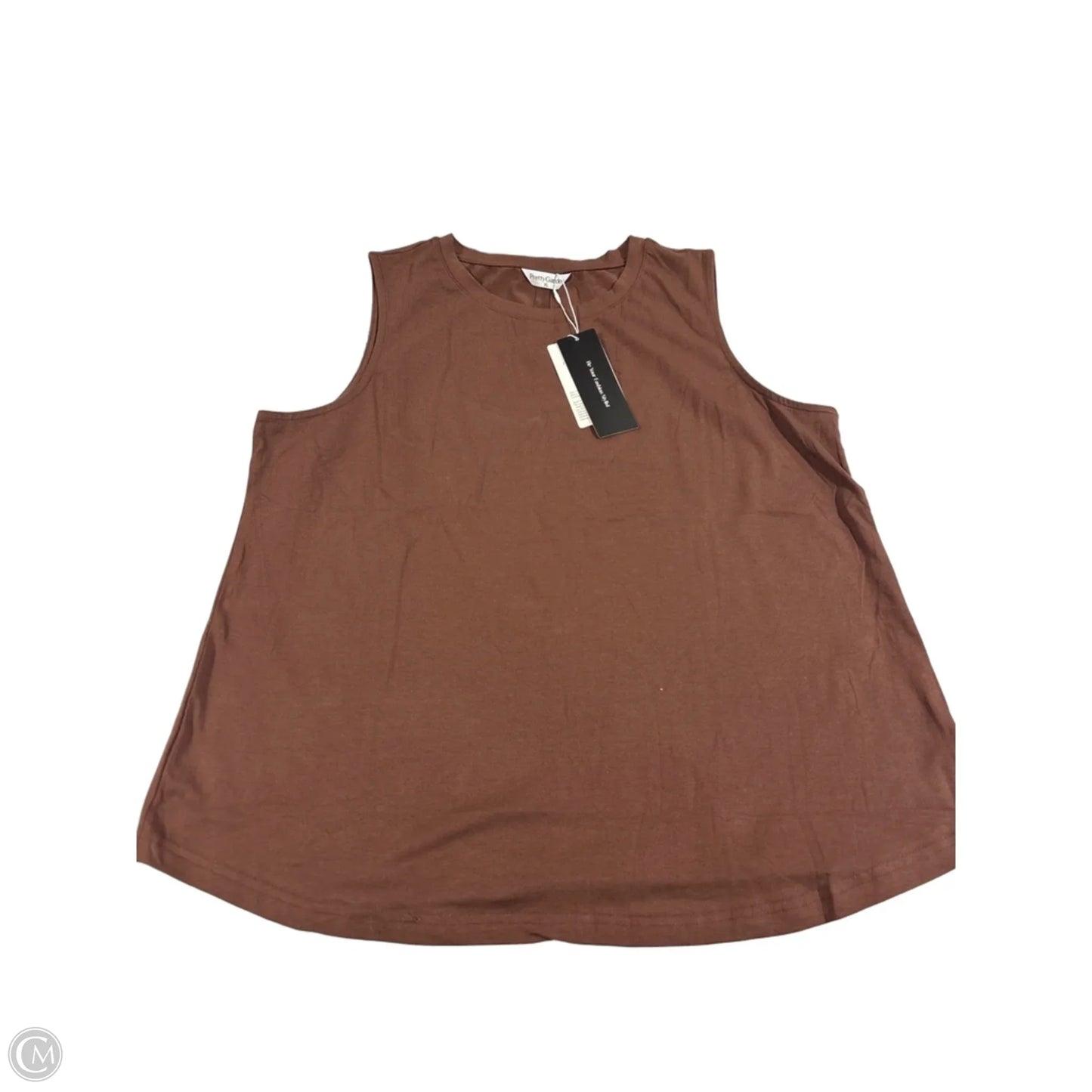 Tank Top By Prettygarden In Brown, Size: Xl