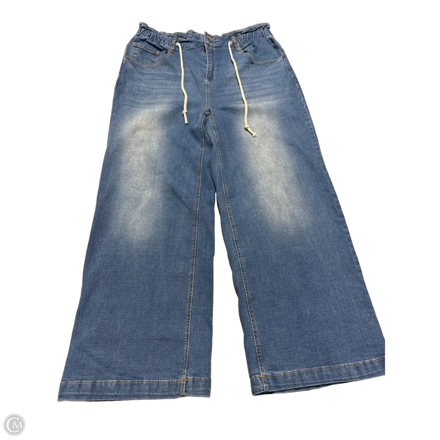 Jeans Wide Leg By Cmc In Blue, Size: 16