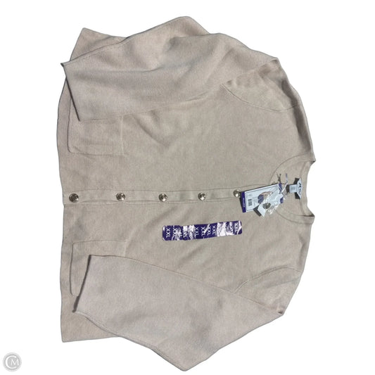 Sweater By Nine West In Beige, Size: Xxl