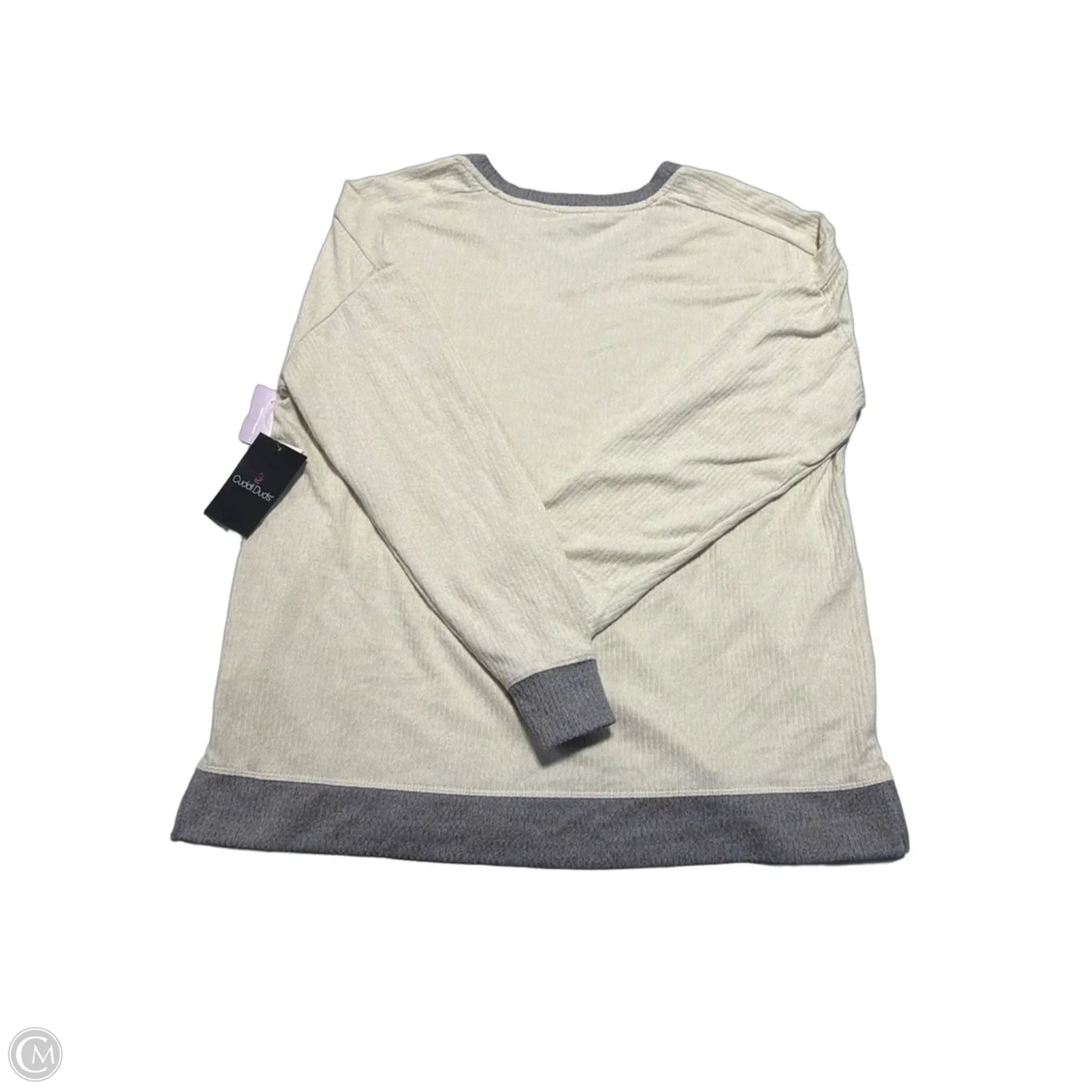 Top Long Sleeve By Cuddl Duds In Tan, Size: L