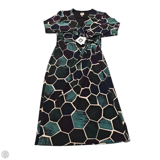 Dress Casual Midi By Anne Klein In Green, Size: M