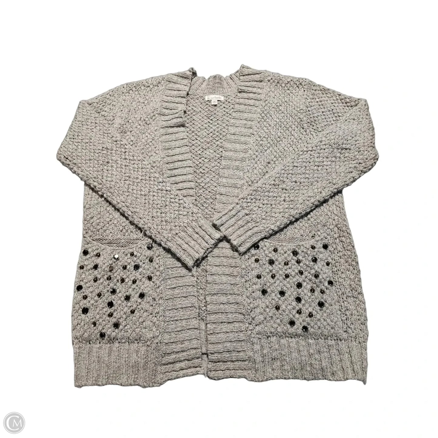 Cardigan By Charming Charlie In Grey, Size: M