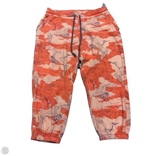 Pants Lounge By Anthropologie In Orange, Size: 2x