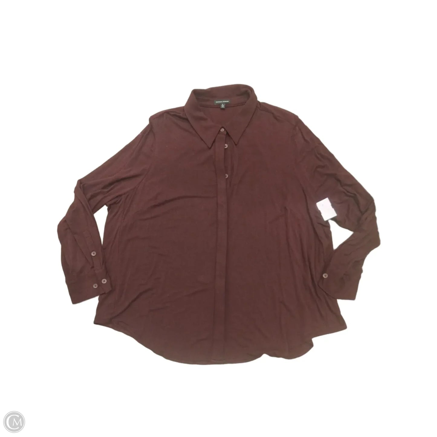 Top Long Sleeve By Universal Standard In Red, Size: 2x