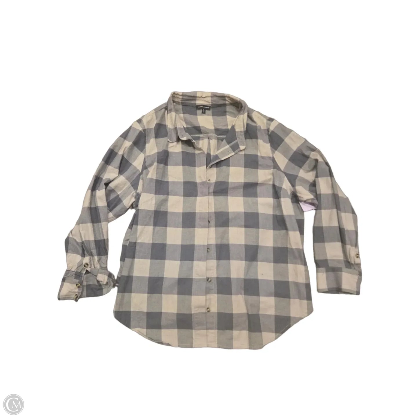 Top Long Sleeve By Universal Standard In Grey, Size: 2x