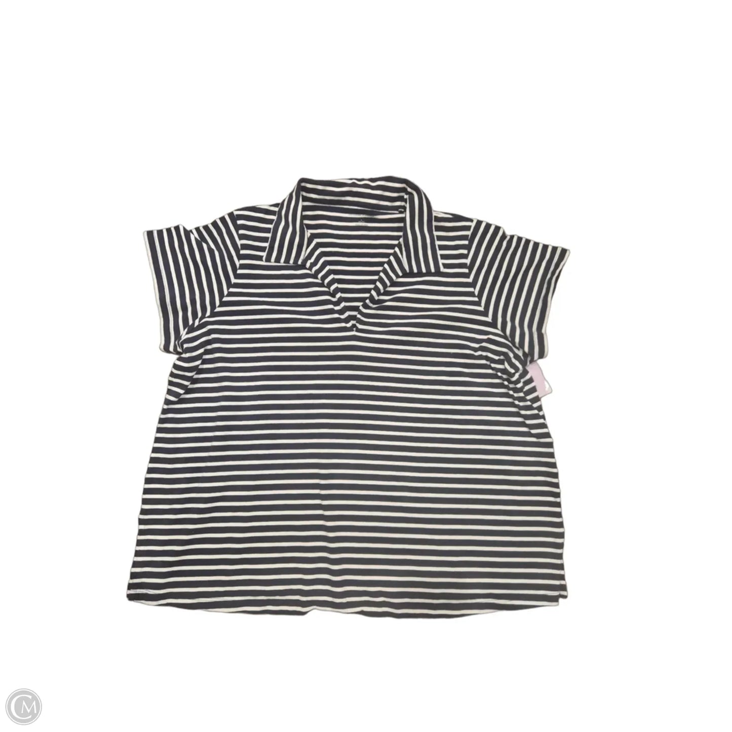 Top Short Sleeve By Universal Standard In Blue, Size: 2x
