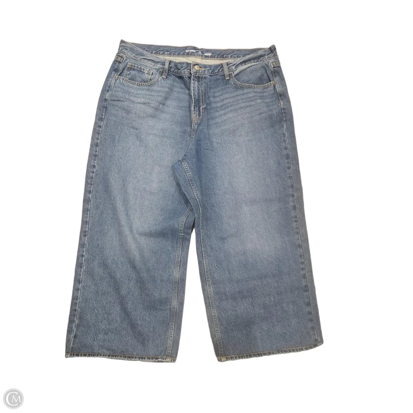 Jeans Wide Leg By Old Navy In Blue, Size: 18 Short