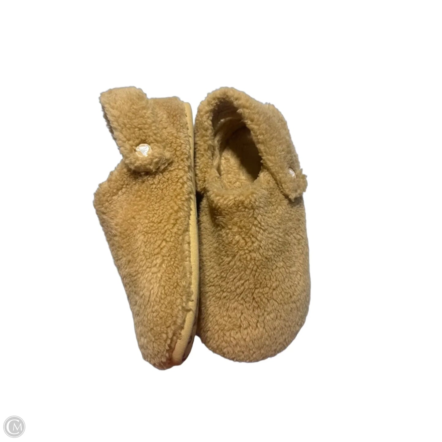 Shoes Flats By Crocs In Beige, Size: 9