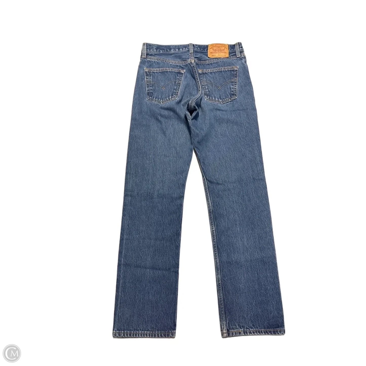 Jeans Straight By Levis In Blue, Size: 12