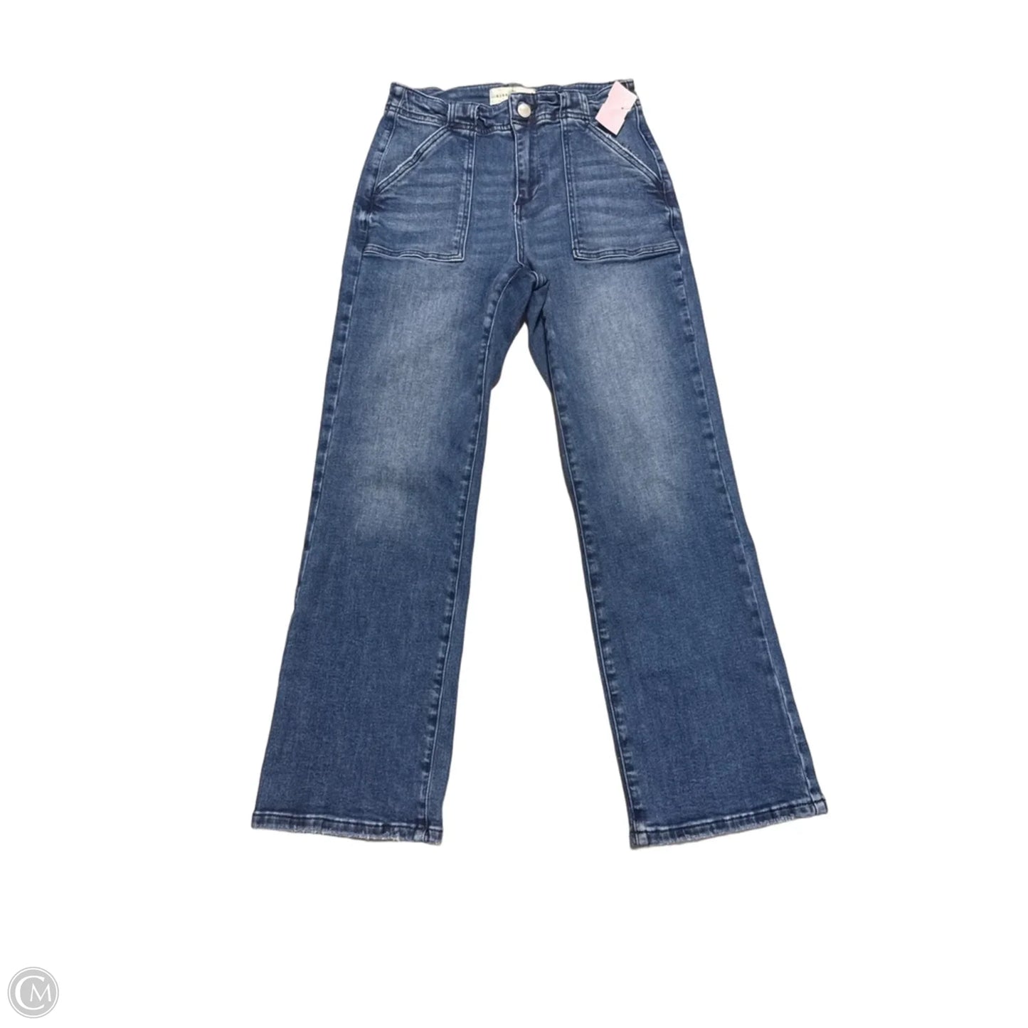 Jeans Straight By Risen In Blue, Size: 0