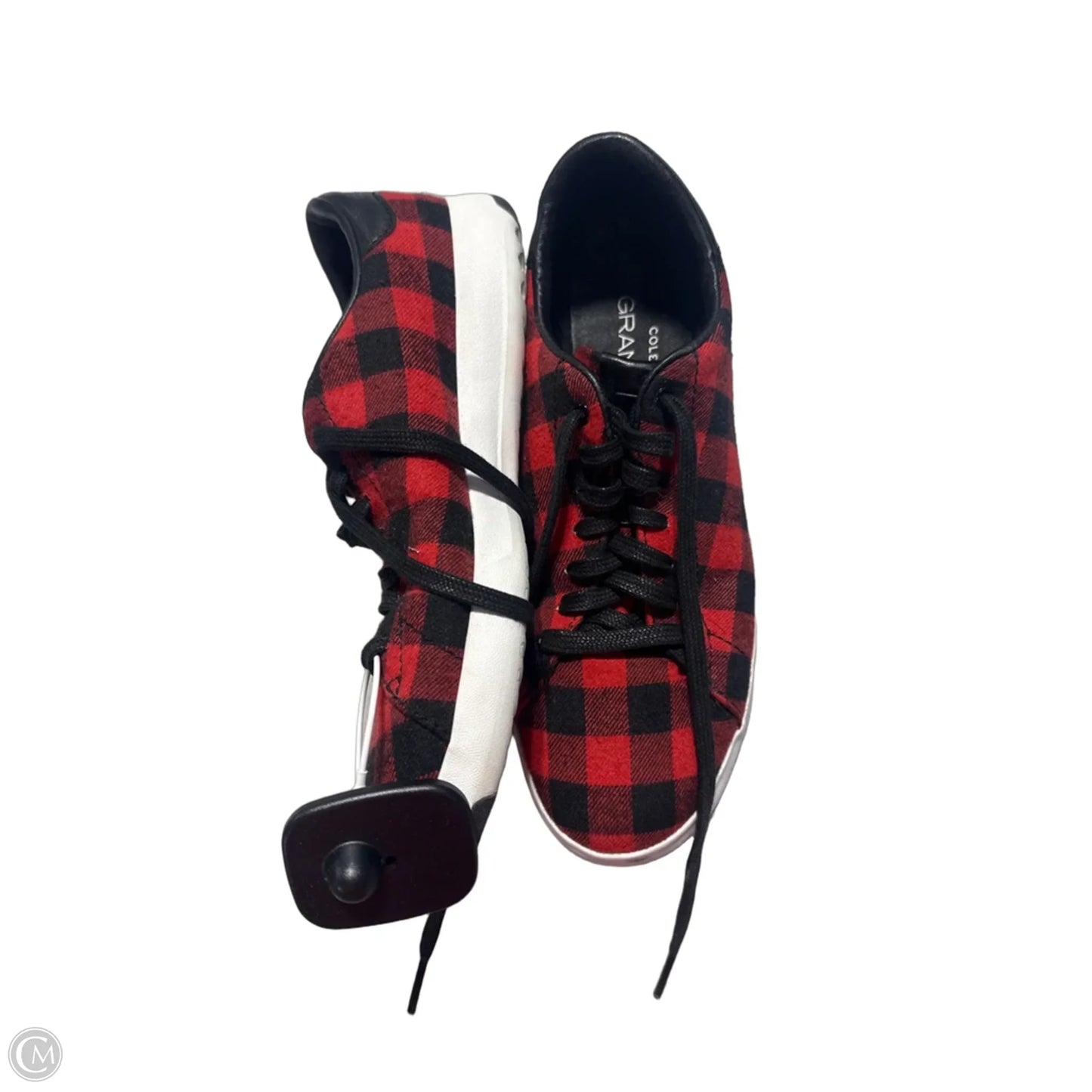 Shoes Flats By Cole-haan In Plaid Pattern, Size: 8