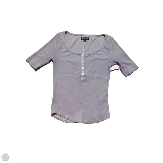 Top Short Sleeve By J. Crew In Purple, Size: Xs
