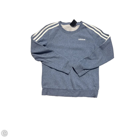 Top Long Sleeve By Adidas In Blue, Size: S