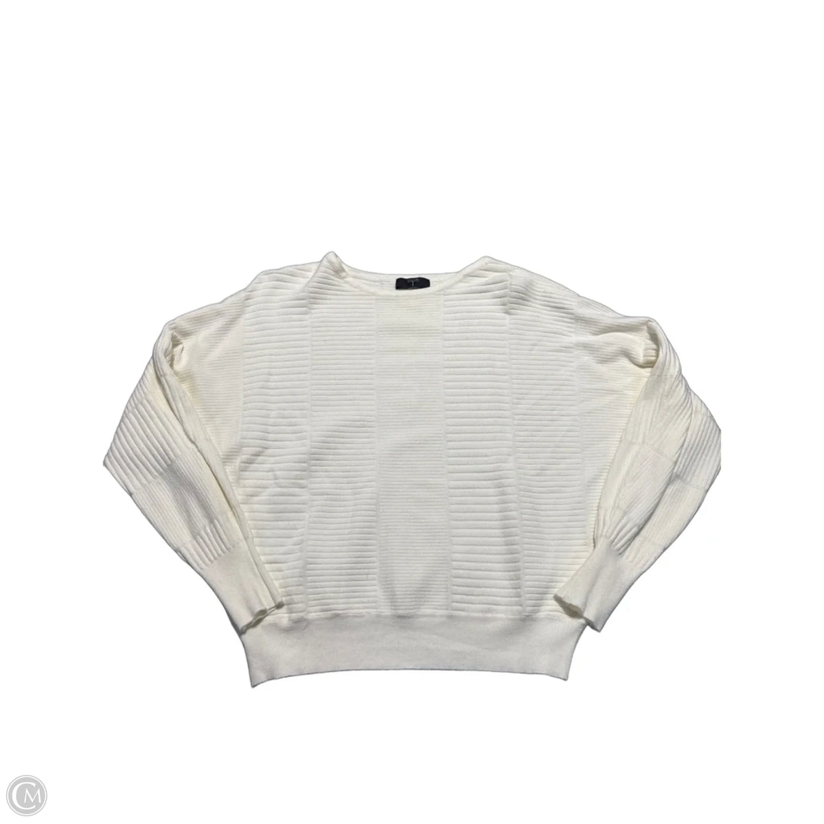 Sweater By T Tahari In Cream, Size: L