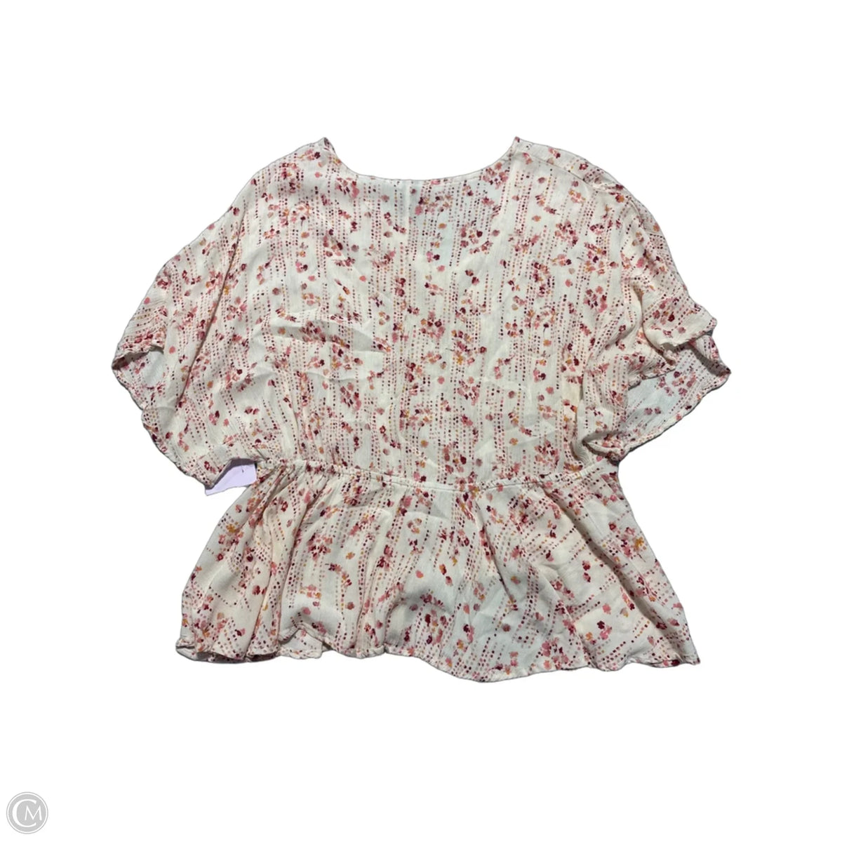 Top Short Sleeve By Daytrip In Pink, Size: M