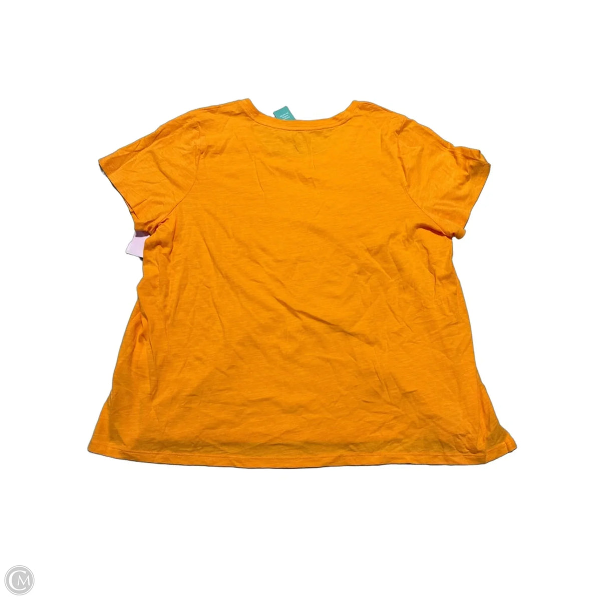 Top Short Sleeve By Maurices In Orange, Size: 1x