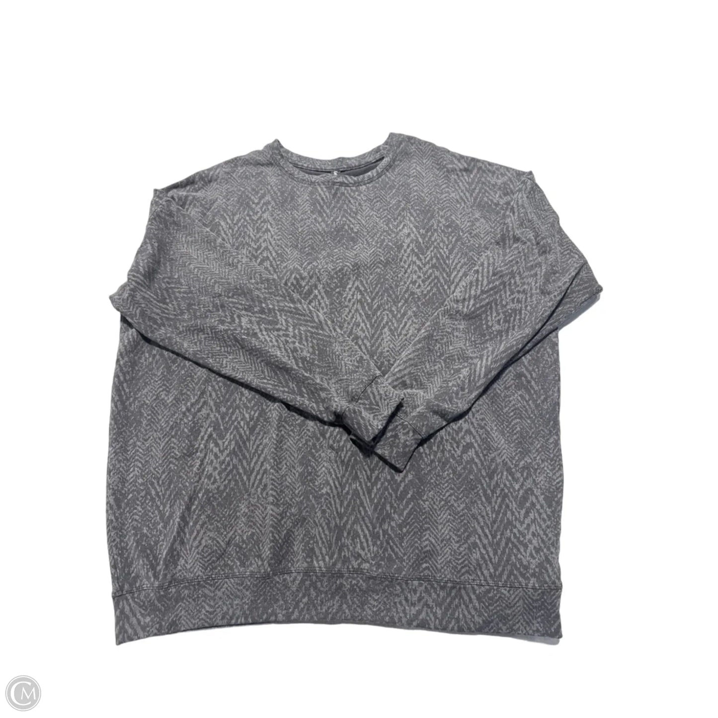 Top Long Sleeve By Athleta In Grey, Size: L